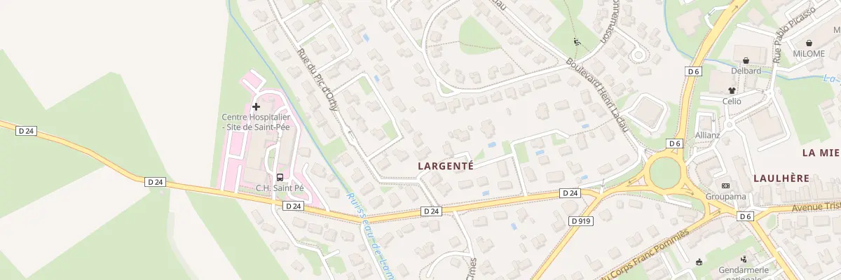 Plan du 6 Imp du Pic d’Orhy à Oloron-Sainte-Marie