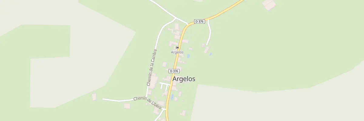 Plan du 370 Rte du Luy de France à Argelos