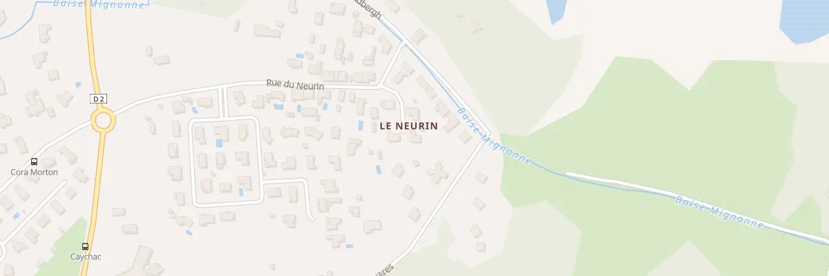 Plan du 41 Rue du Neurin à Blanquefort