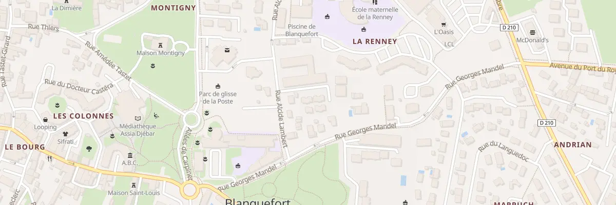 Plan du 4 Rue Marie Curie à Blanquefort