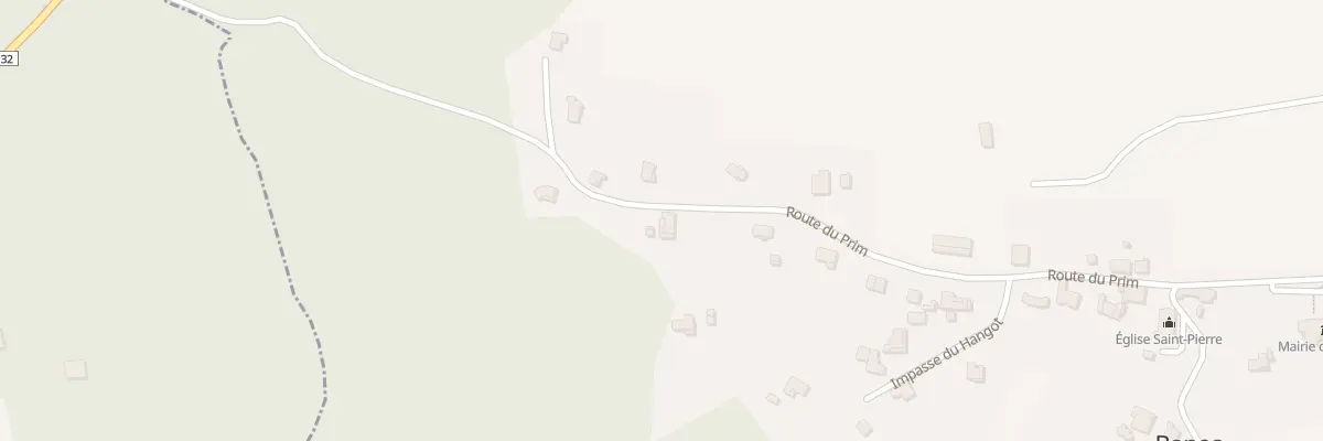Plan du 413 Rte du Prim à Banos