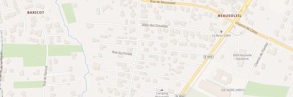 Plan du 18 Rue du Pontet à Gradignan