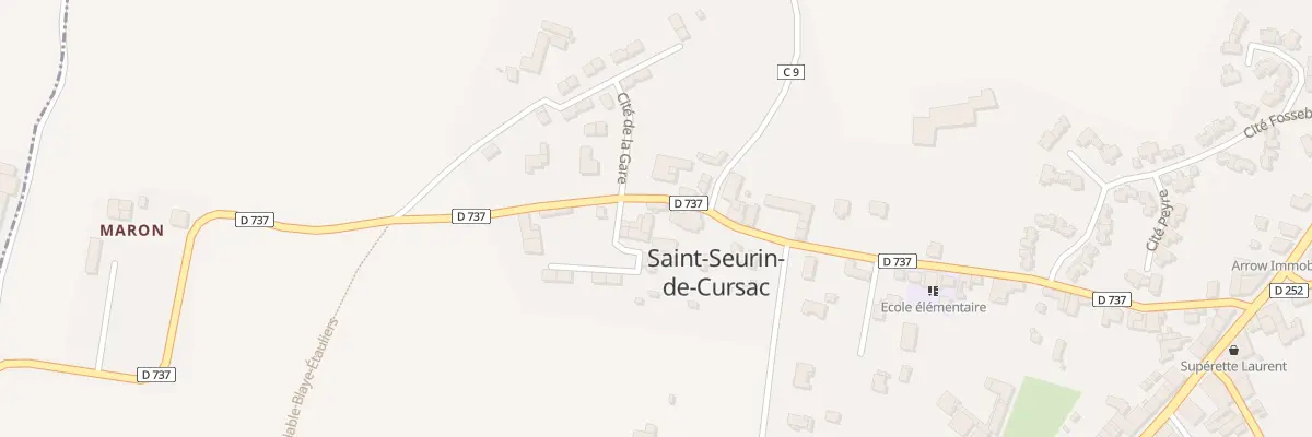 Plan du 35 Rte de l’Eglise à Saint-Seurin-de-Cursac