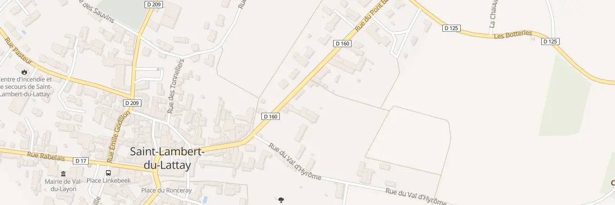 Plan du 22 Rue du Pont-Barré à Val-du-Layon