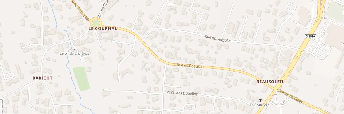 Plan du 39 Rue de Beausoleil à Gradignan