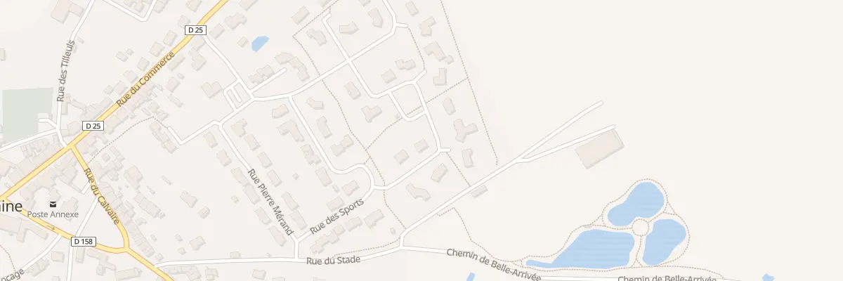 Plan du 12 Rue de la Gagnerie à La Plaine