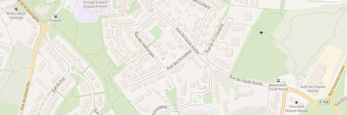 Plan du 20 Rue des Fauvettes à Beaucouzé
