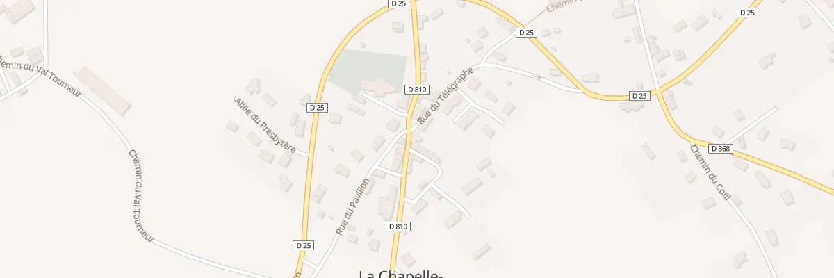 Plan du 12 Rue Auguste Surville à La Chapelle-Biche