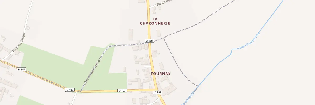 Plan du 1 Rte de la Trezence à Puyrolland