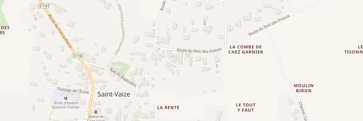 Plan du 9 Rue du Vieux Puits à Saint-Vaize