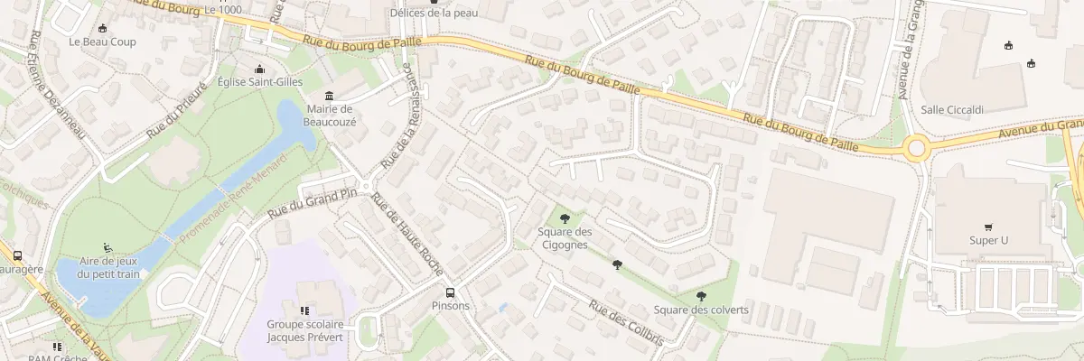 Plan du 2 Rue des Hirondelles à Beaucouzé