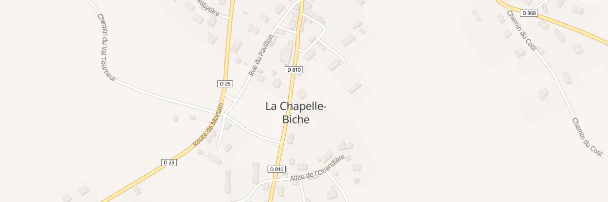 Plan du 18 Rue Auguste Surville à La Chapelle-Biche