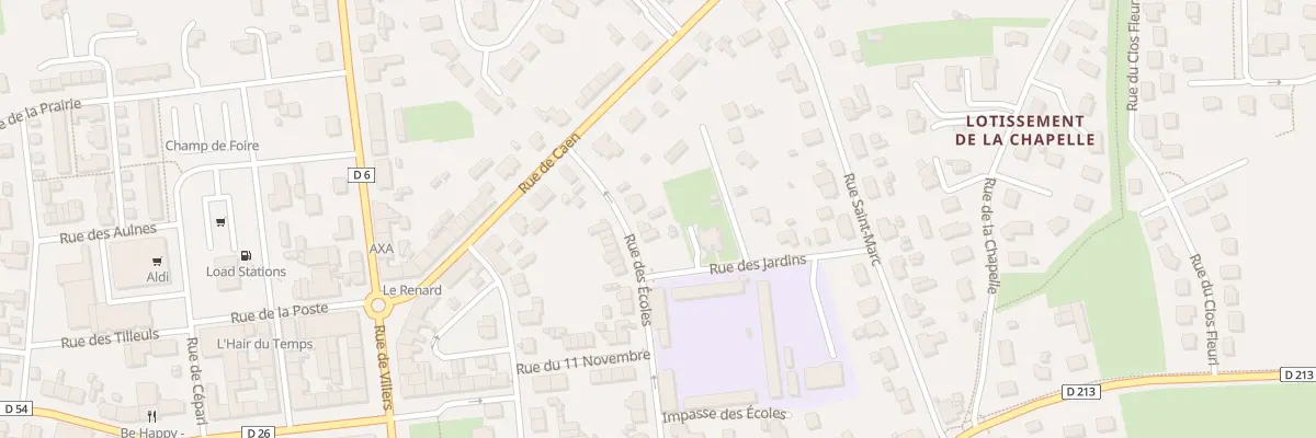 Plan du 18 Rue des Ecoles - Aunay Odon aux Monts d’Aunay