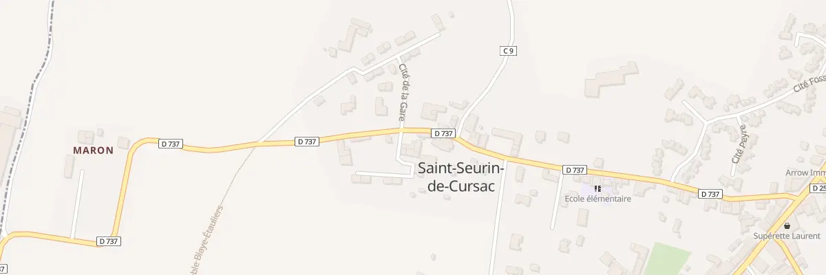 Plan du 47 Rte de l’Eglise à Saint-Seurin-de-Cursac