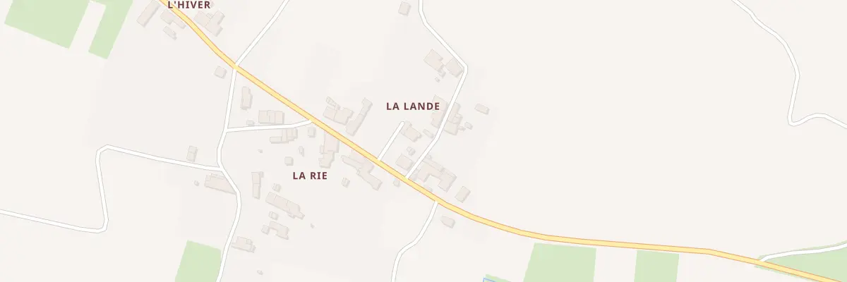 Plan du 5 La Lande à Anglade