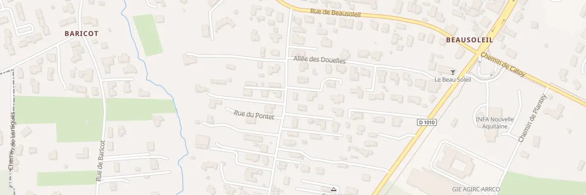Plan du 16B Rue du Pontet à Gradignan