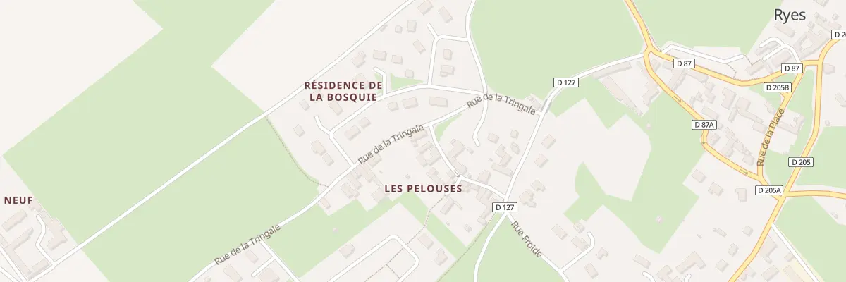 Plan du 2 Rue Froide à Ryes