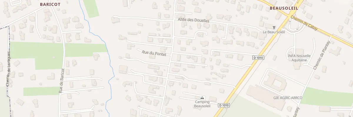 Plan du 22A Rue du Pontet à Gradignan