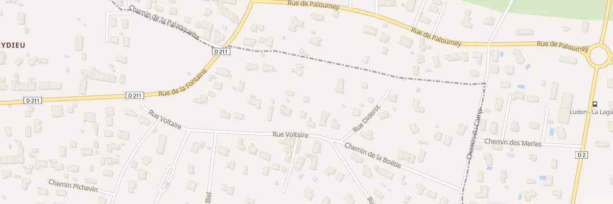 Plan du 305 Rue Voltaire au Pian-Médoc
