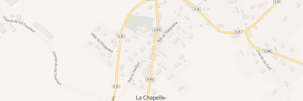 Plan du 13 Rue Auguste Surville à La Chapelle-Biche