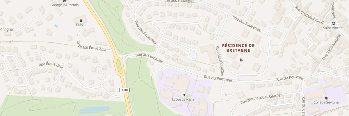 Plan du 352 Rue du Pommier à Mayenne