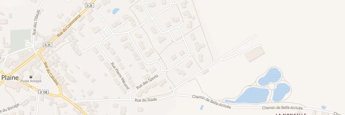 Plan du 14 Rue de la Gagnerie à La Plaine