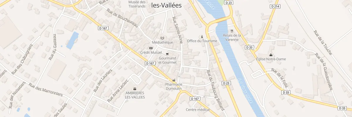 Plan du 3 Pl aux Grains à Ambrières-les-Vallées
