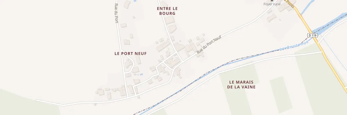 Plan du 3 Rue du Four Banal à Torxé