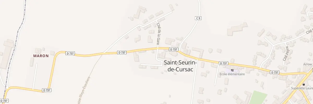 Plan du 45 Rte de l’Eglise à Saint-Seurin-de-Cursac