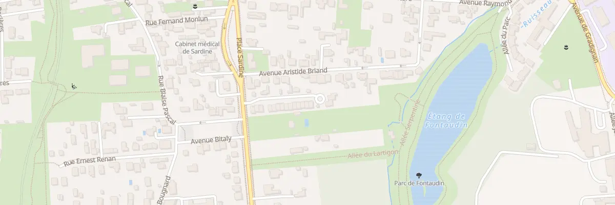 Plan du 47 Av Pierre Wiehn à Pessac