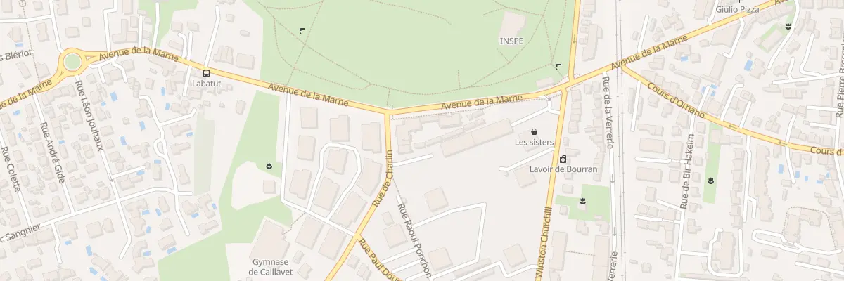 Plan du 134 Av de la Marne à Mérignac