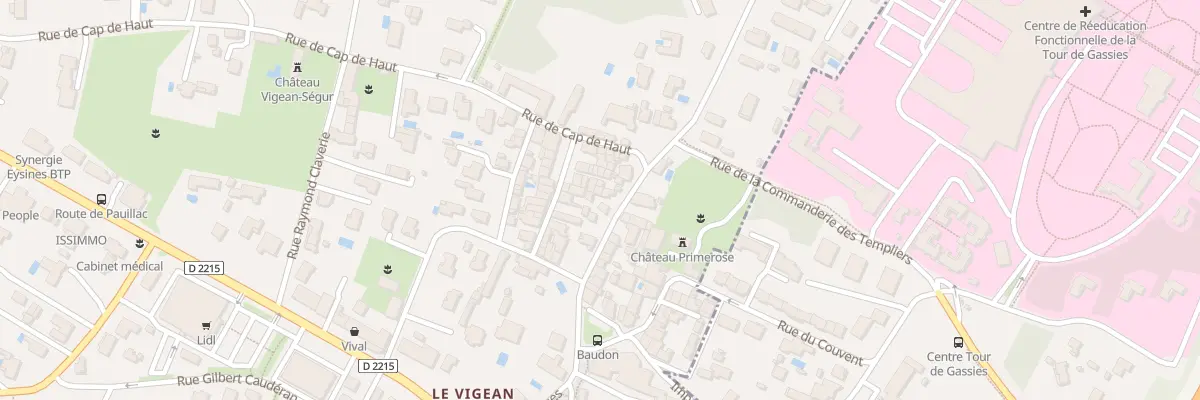Plan du 38 Rue du College Technique à Eysines