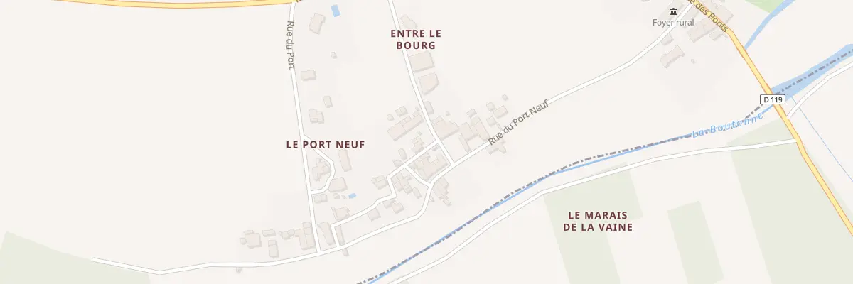 Plan du 4 Rue du Four Banal à Torxé