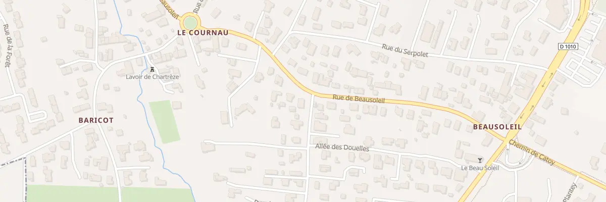 Plan du 1 Rue du Pontet à Gradignan