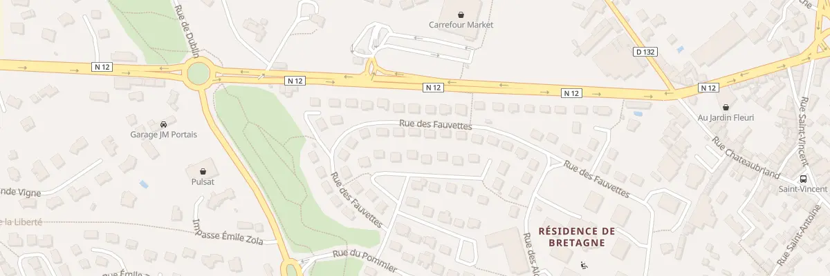 Plan du 216 Rue des Fauvettes à Mayenne