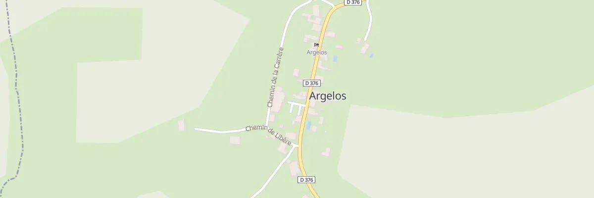 Plan du 305 Rte du Luy de France à Argelos