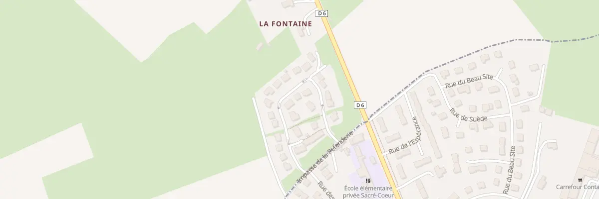 Plan du 8 Rue de la Petite Fontaine à Bucéels