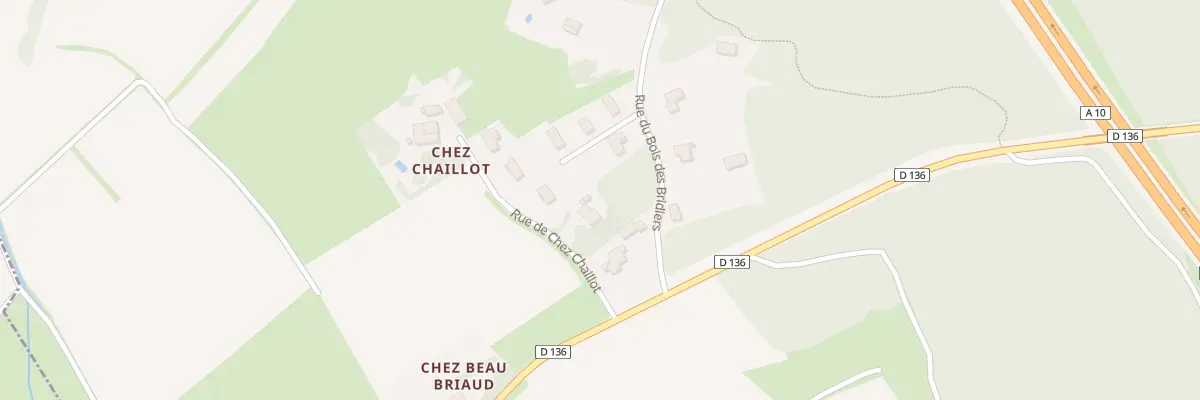 Plan du 6 Rue de Chez Chaillot à Berneuil