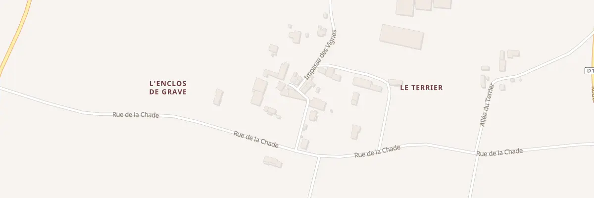 Plan du 5 Imp de la Chade à Villars-en-Pons