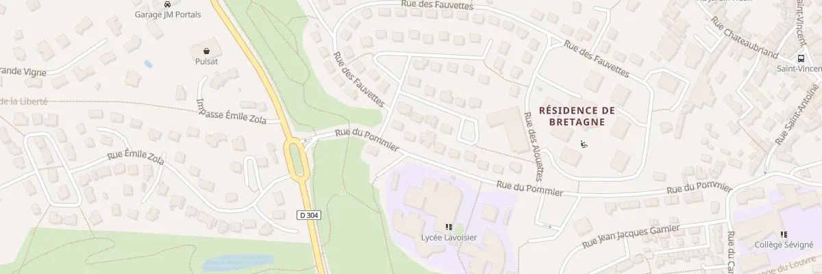 Plan du 374 Rue du Pommier à Mayenne