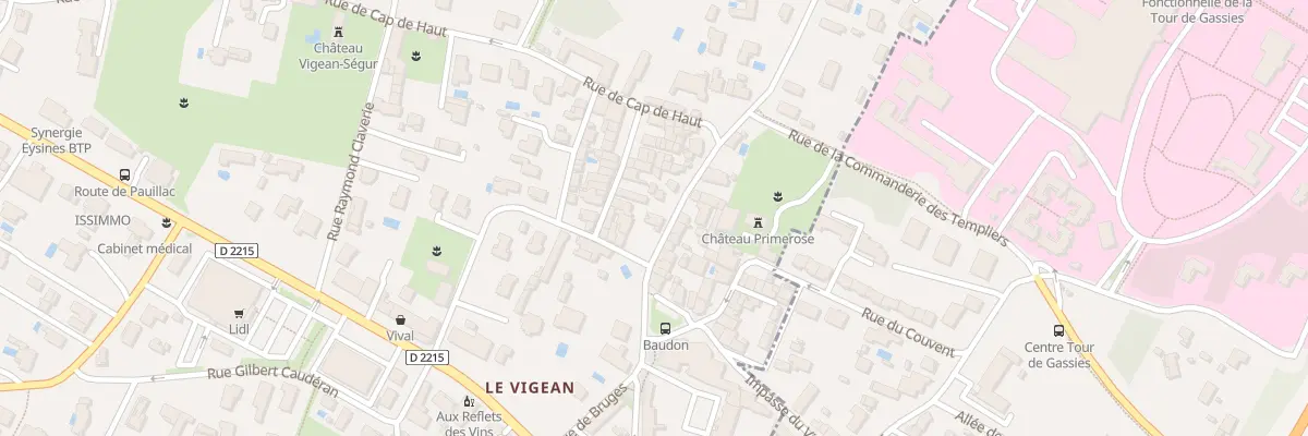 Plan du 44 Rue du College Technique à Eysines