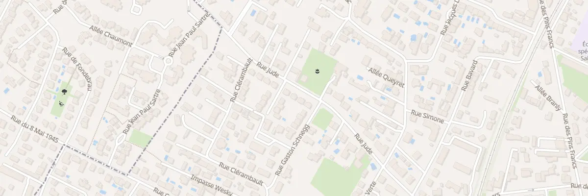 Plan du 78 Rue Jude à Bordeaux