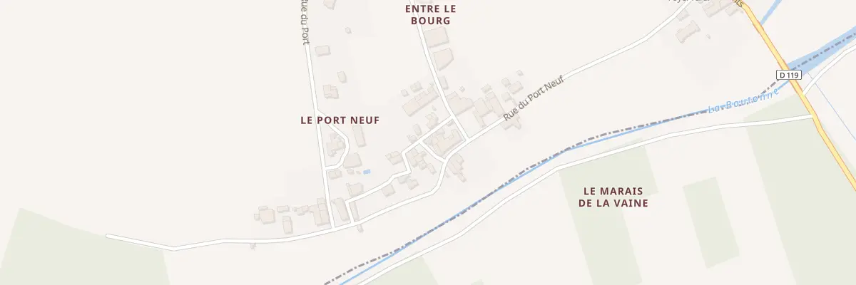 Plan du 5085 Le Port Neuf à Torxé