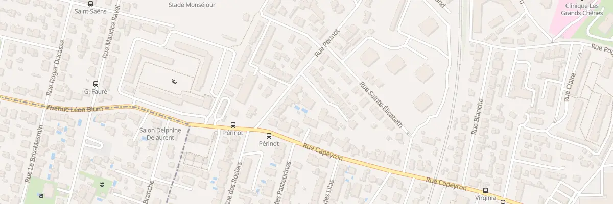 Plan du 60B Rue Perinot à Bordeaux