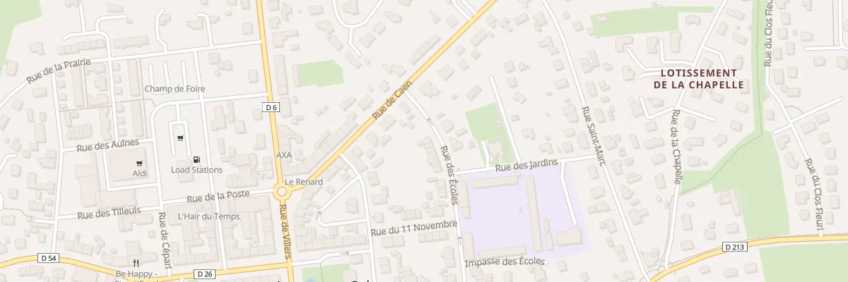 Plan du 31 Rue des Ecoles - Aunay / Odon aux Monts d’Aunay