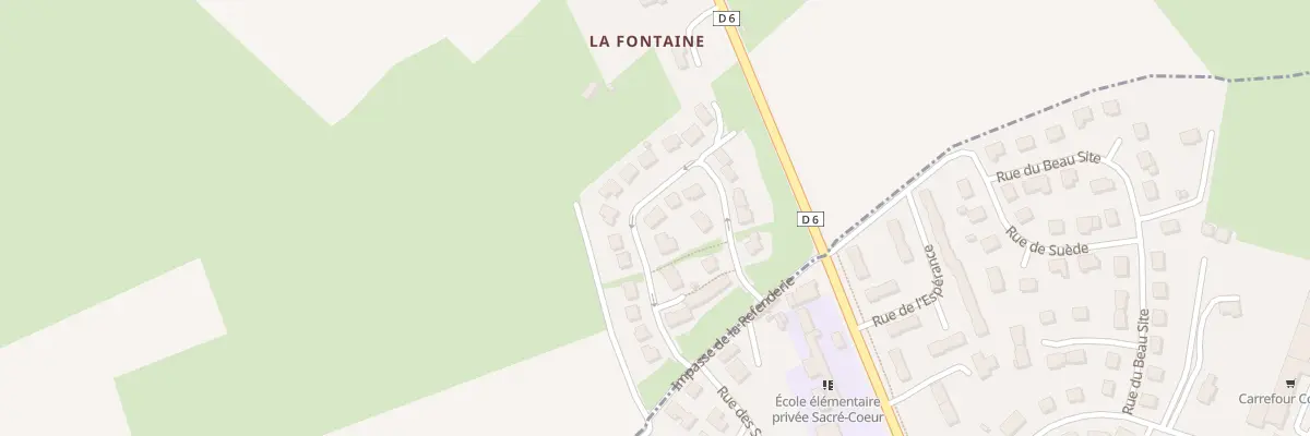 Plan du 10 Rue de la Petite Fontaine à Bucéels