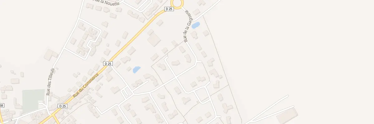 Plan du 6 Rue de la Gagnerie à La Plaine