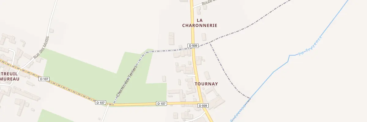 Plan du 3 Che des Terriers à Puyrolland