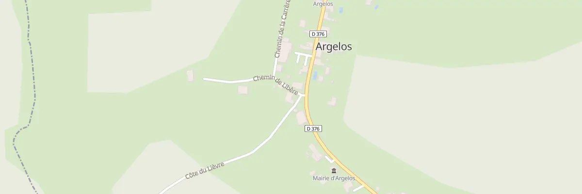 Plan du 10 Rte de la Cote du Lievre à Argelos