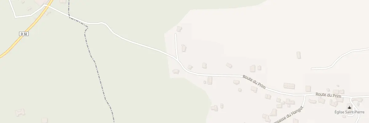Plan du 470 Rte du Prim à Banos